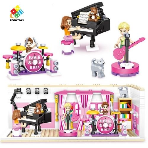 LEGO Học Viện Âm Nhạc - Bộ Đồ Chơi Xếp Hình Công Chúa 356 Chi Tiết Cho Bé Gái - Hàng Chuẩn