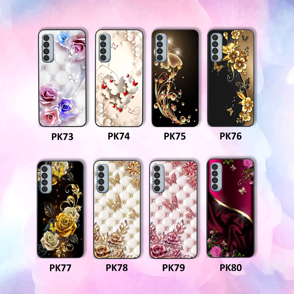 Ốp Oppo Reno4 / Reno4 Pro / Reno 4 in hình hoa lá họa tiết siêu đẹp, sang trọng