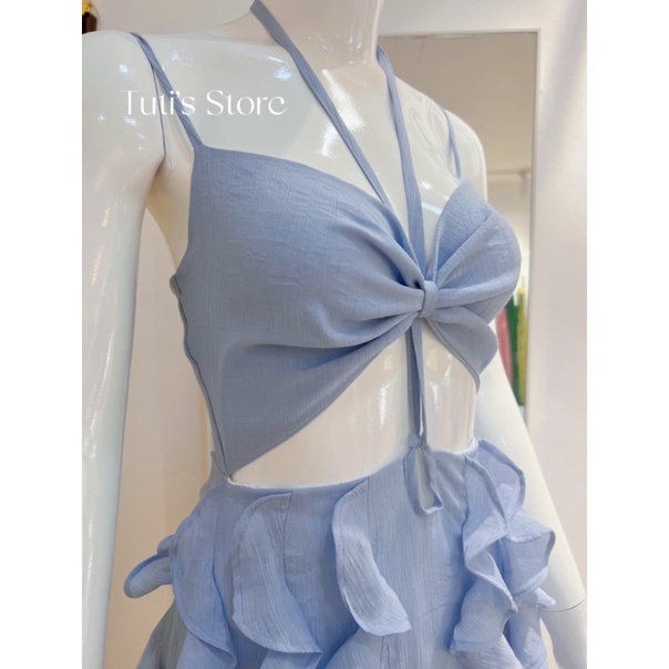 Đầm maxi bèo váy 2 kiểu ARUM DRESS