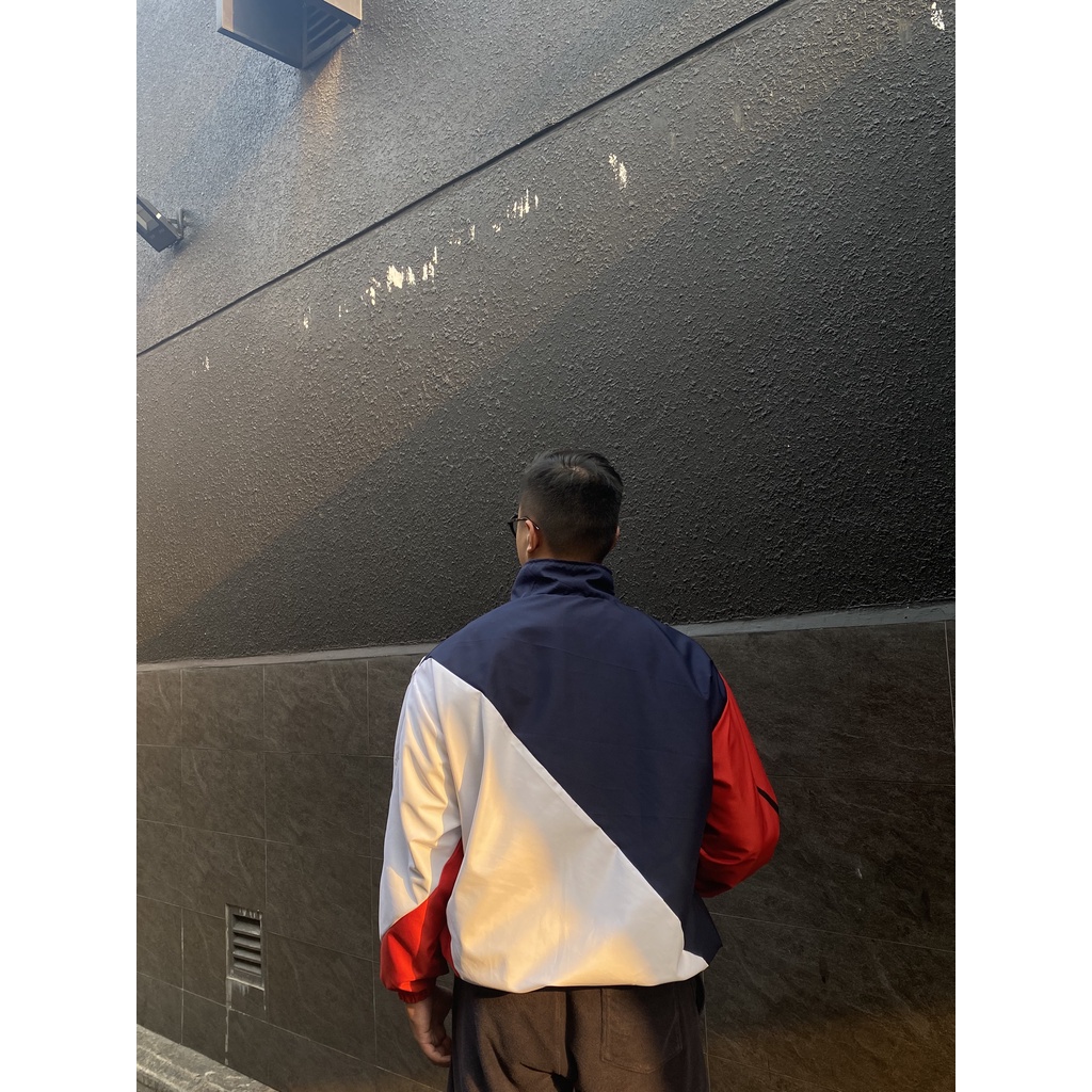 Áo Khoác Jacket Nike Vintage Vải Cao Cấp 2 Lớp Dày Dặn