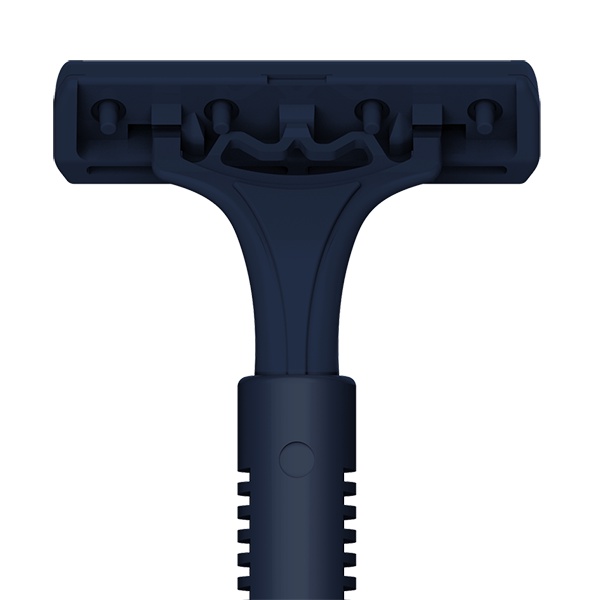 Dao cạo râu 2 lưỡi Dorco TD702N - 5pcs thiết kế lưỡi dao kép kết hợp cùng dải dầu bôi trơn