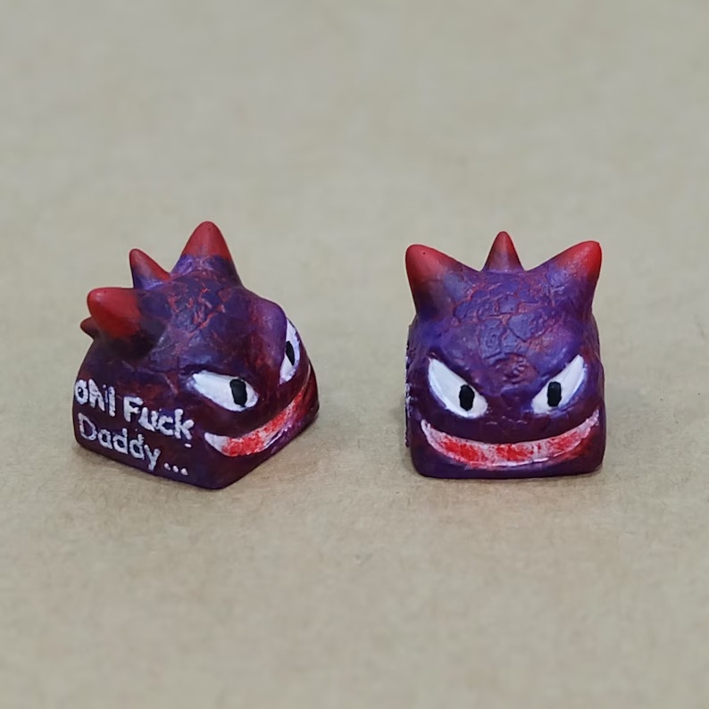 Nút Phím Gengar Pokemon Keycap dành cho bàn phím cơ