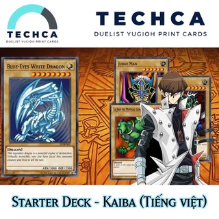 Bài in tiếng việt - bộ bài yugioh - starter deck - kaiba