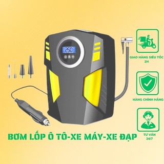 Bơm xe ô tô, bơm lốp ô tô Suitu ST-5002 nguồn điện 12V có đèn Led công suất 120W thích hợp bơm ô tô, xe máy, xe đạp