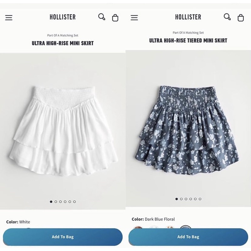 Chân váy Holister xuất xịn