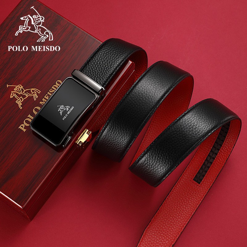 Thắt lưng da nam cao cấp từ thương hiệu Polo Meisdo TL17, thích hợp để bạn làm quà tặng