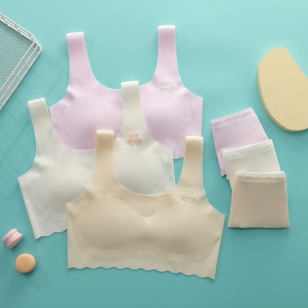 Áo Lót Trẻ Em Áo Lót Học Sinh Áo Lá Học Sinh Cấp 2 Quần Lót Nữ Trẻ Em Quần Lót Cho Bé Gái Áo Lót Cho Bé Gái Tuổi Dậy Thì