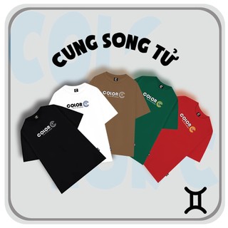 Áo Thun unisex LocalBrand nam nữ COLOR C Tay Lỡ Cotton oversize form rộng Basic Tee - C8329