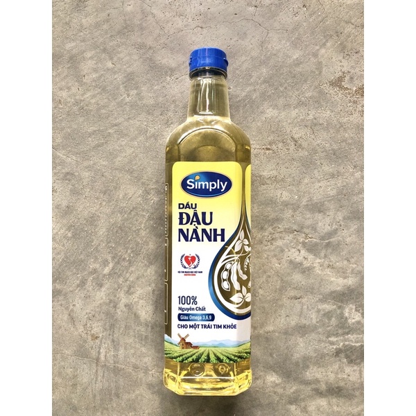 Dầu đậu nành simply chai 1L