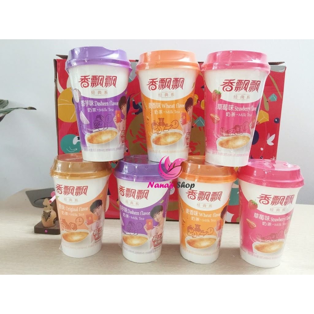 Trà sữa ngôn tình tự pha/ Trà sữa tự pha Xiang Piao Piao hộp 80g uống mọi lúc mọi nơi siêu tiện lợi