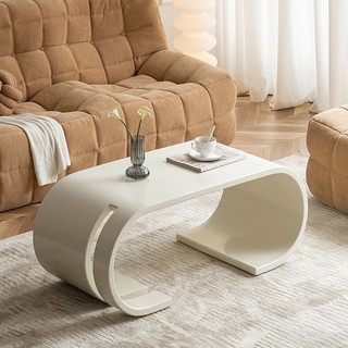 Bàn gỗ Roll trắng cao cấp | Roll Table