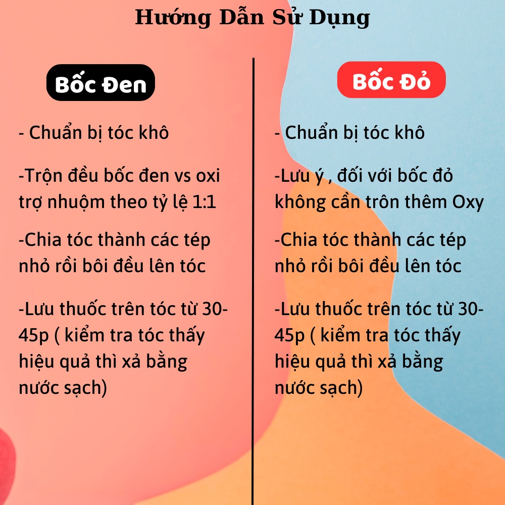 Thuốc bóc đen tóc TNT PLUS - Bóc màu Đen , bóc màu đỏ TNT.