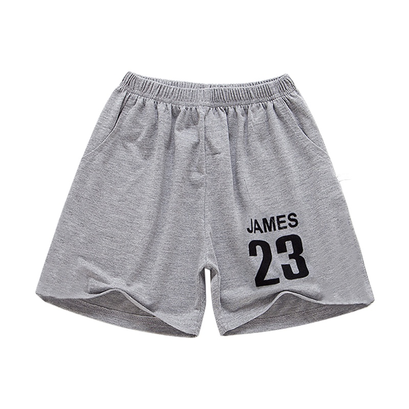 LJMOFA KIDS Quần Short Thể Thao Cotton Mỏng Thoải Mái Cho Bé Trai 2-12 Tuổi