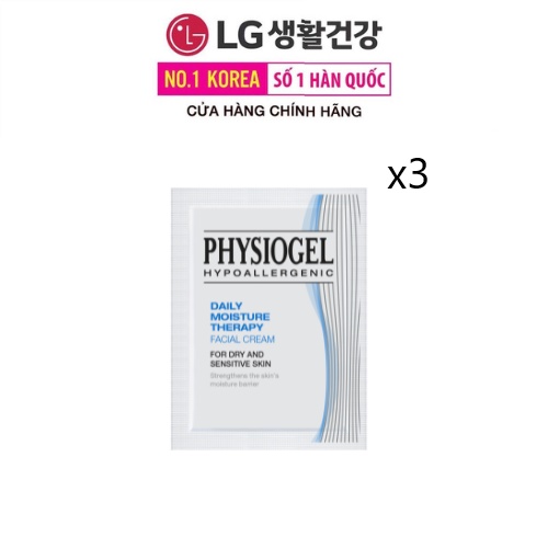 [Quà tặng không bán] Combo 3 Kem dưỡng ẩm dịu nhẹ Physiogel Daily Moisture Therapy Cream dành cho da khô và da nhạy cảm