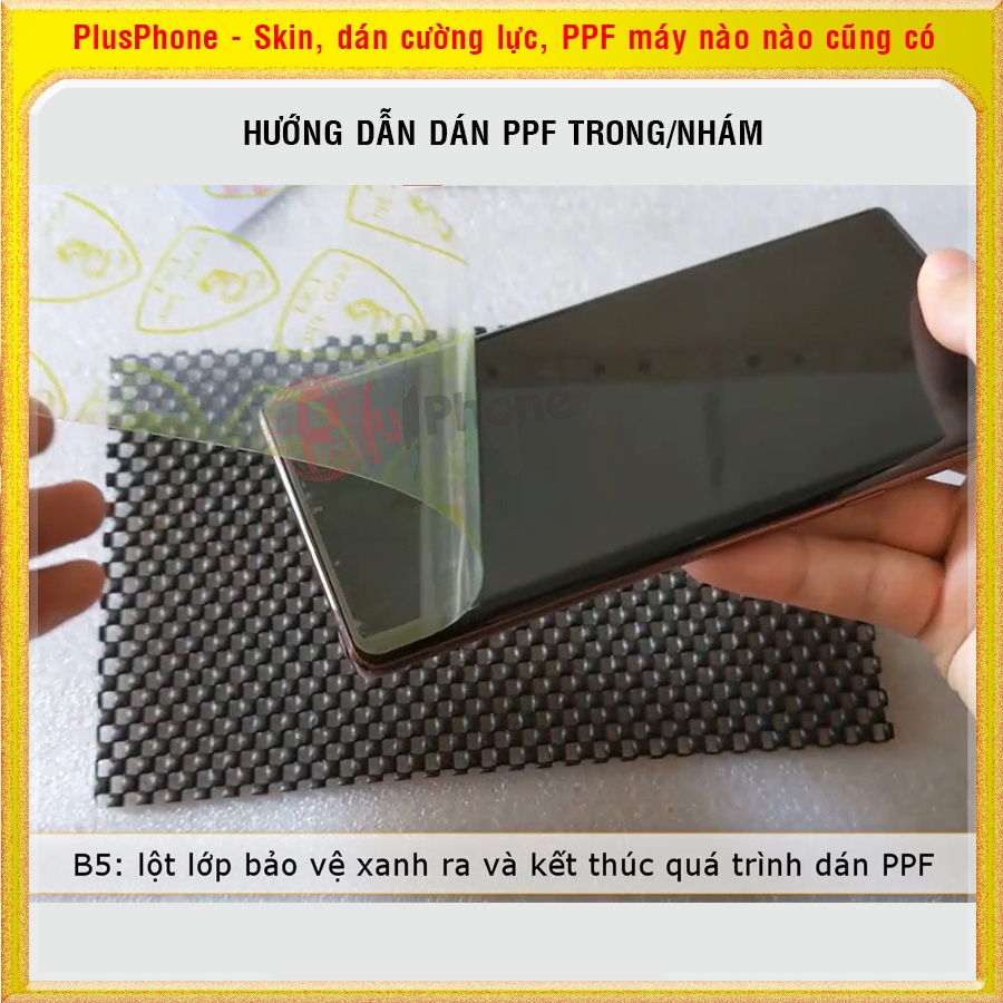 Dán dẻo PPF loại trong và nhám cho Oppo Reno9, Reno 9 Pro, Reno 9 Pro+