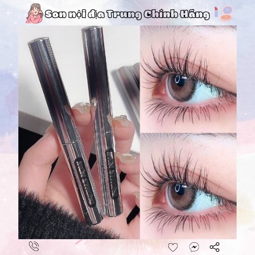 Mascara Cappuvini đầu mảnh chải mi trên và dưới cong dày tự nhiên Cao Cấp