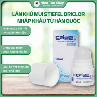 Lăn khử mùi hôi nách - stiefel driclor số 1 hàn quốc 20ml