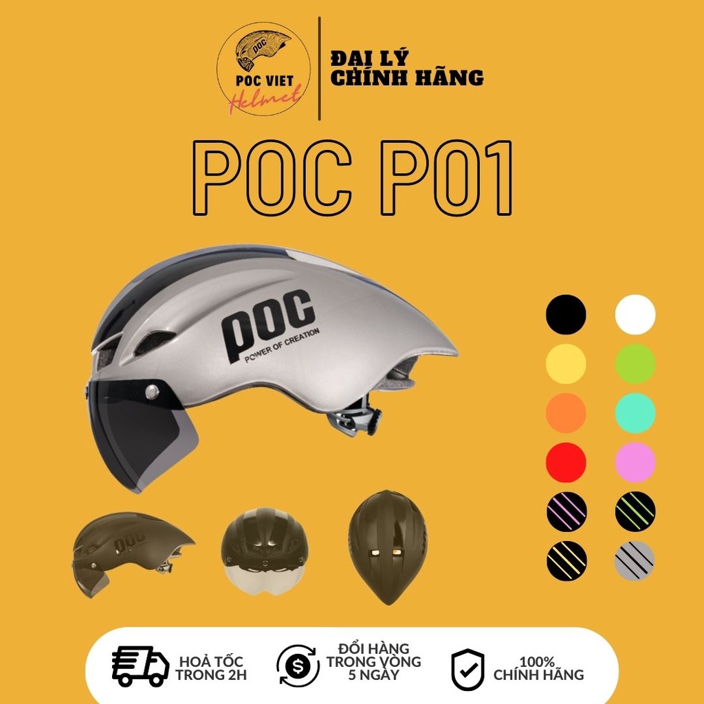 Nón Bảo Hiểm POC P01 (Hàng chính hãng)