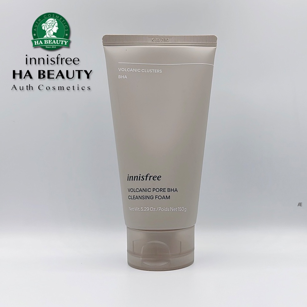 Sữa rửa mặt sạch sâu đá tro núi lửa innisfree Volcanic Pore BHA Cleansing Foam 150g