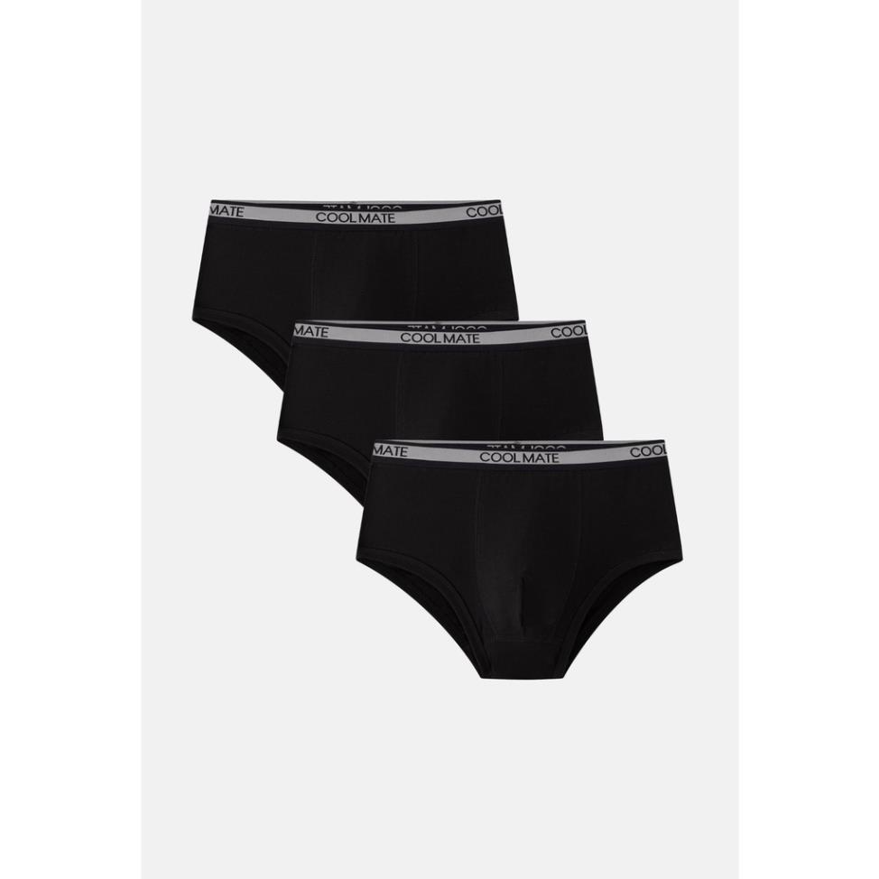 Quần lót nam New Trunk Cotton Compact co giãn - màu đen - thương hiệu Coolmate chất lượng cao