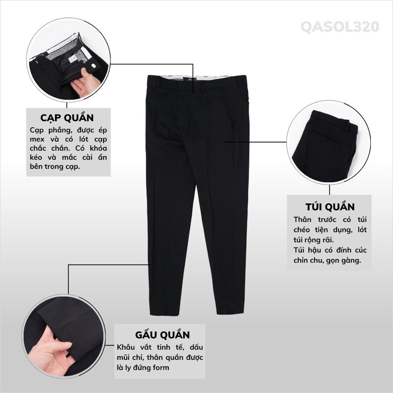 Quần Tây Nam Công Sở, Quần Âu Nam Hàn Quốc Cao Cấp Dày Dặn Hot Trend 2023