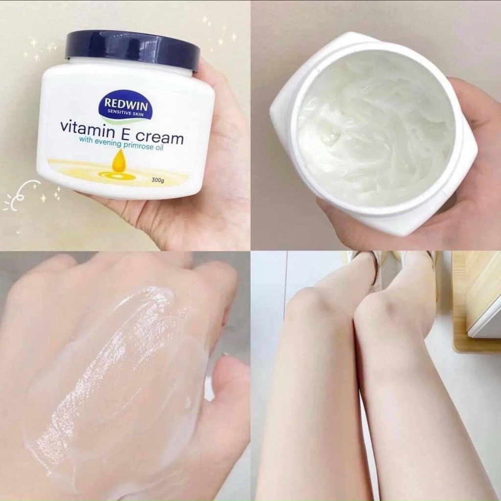 KEM DƯỠNG DA MỀM MỊN REDWIN VITAMIN E CREAM 300G