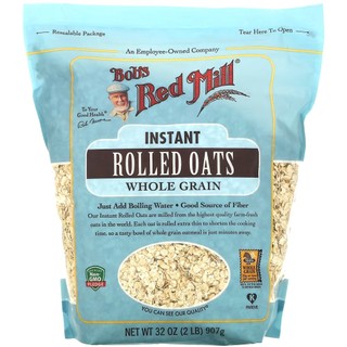 Yến mạch bob's red mill túi cán cỡ dày/vừa/ăn liền túi 907g