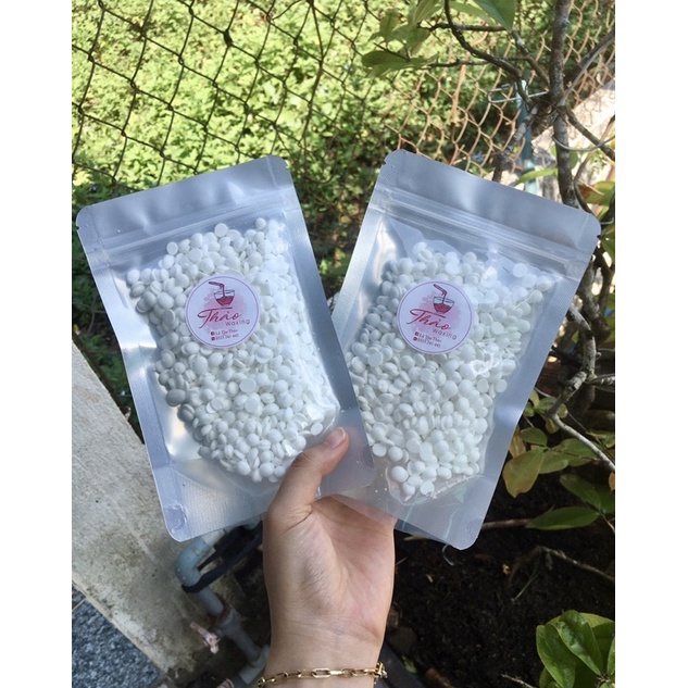 Sáp wax lông-Gói 100gr sáp dừa ,thơm sữa dừa ,độ bám lông cao