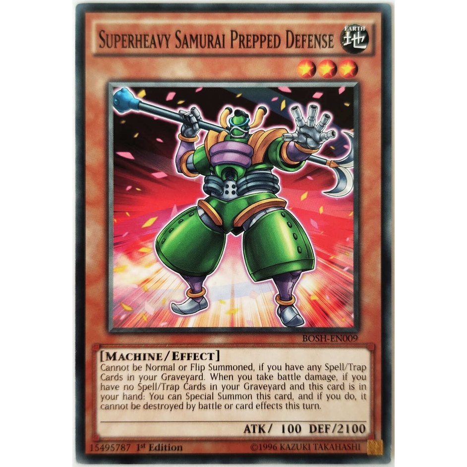 [Thẻ Yugioh] Superheavy Samurai Prepped Defense |EN| Common