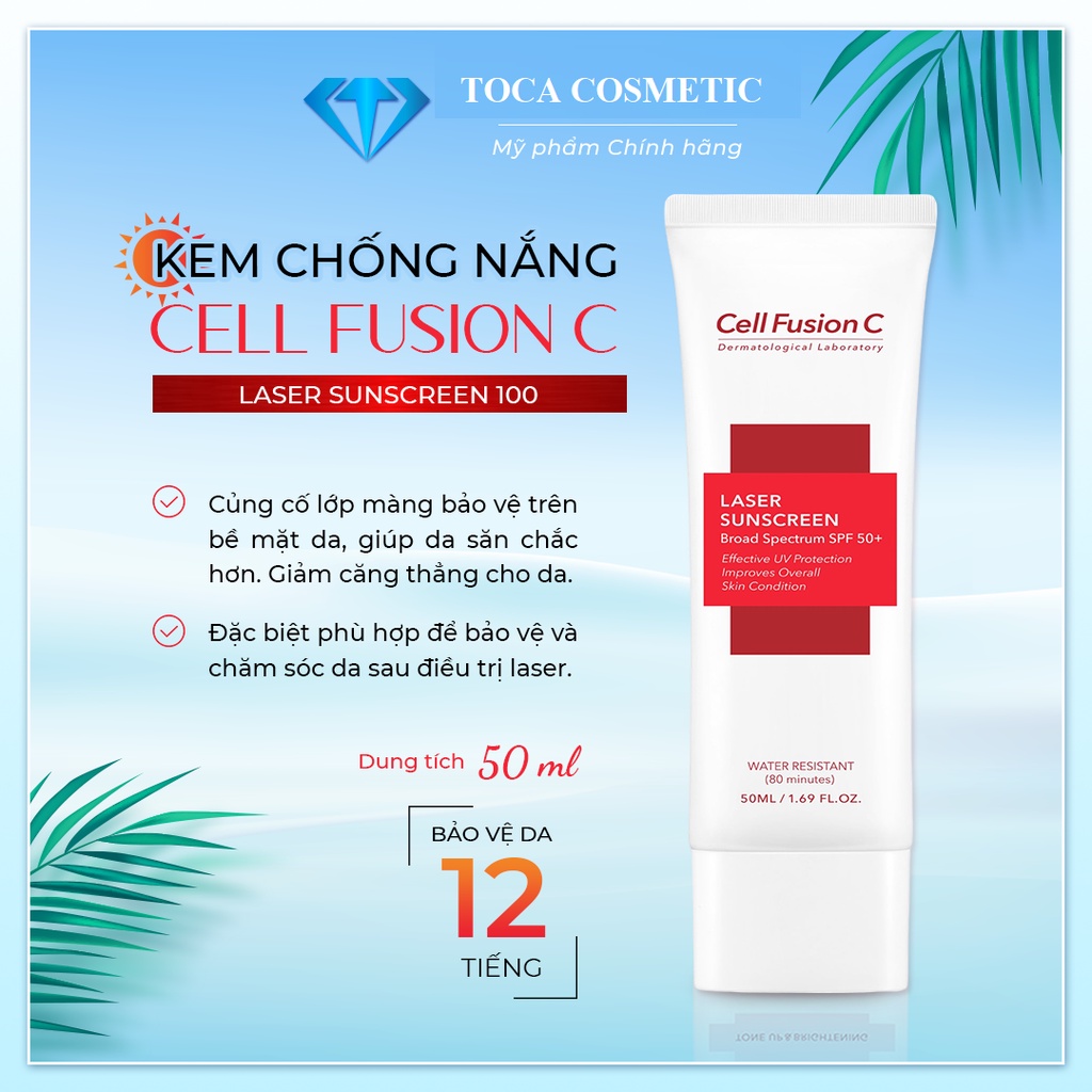 Kem chống nắng Cell Fusion C Hàn Quốc giúp tái tạo da chống lão hóa