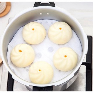 Khăn vải hấp bánh bao, màn thầu: lót, phủ bánh