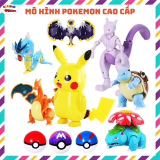 Đồ chơi lắp ráp mô hình pokemon, pikachu, charizard... cao cấp, đồ chơi pokemon quà tặng cho bé
