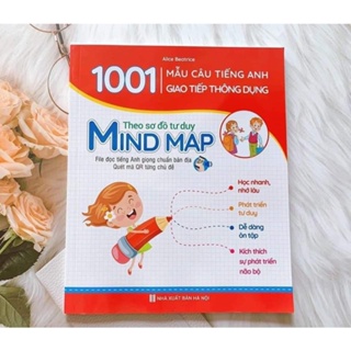 Sách 1001 câu giao tiếp mìnd map nam hải M476 cho bé 3 tuổi kích thước 20