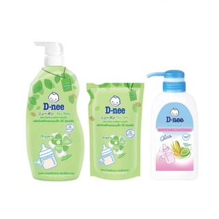Nước rửa bình sữa d-nee thái lan, dnee organic 620ml,600ml,500ml - shopmeoi