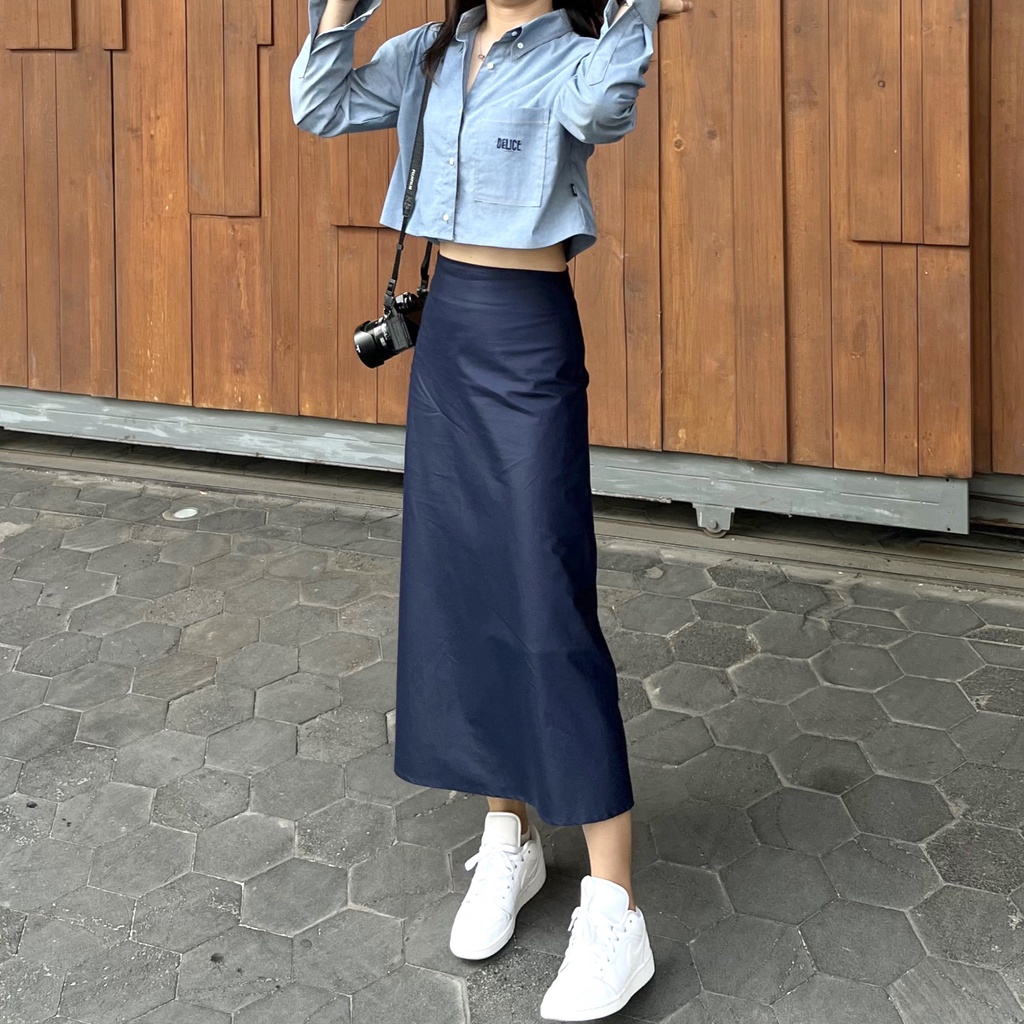 Chân Váy Dài Xanh Délice