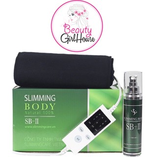 Bộ Đai Ủ Nóng Tan Mỡ Slimming Body SB-II Chính Hãng, Quấn Nóng Giúp Thải Mỡ Bụng Mỡ Thừa