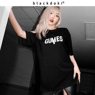 Áo thun nữ BLACKDOKI-GUMES , áo phông basic cá tính chất cotton dày dặn unisex oversize cá tính hiện đại