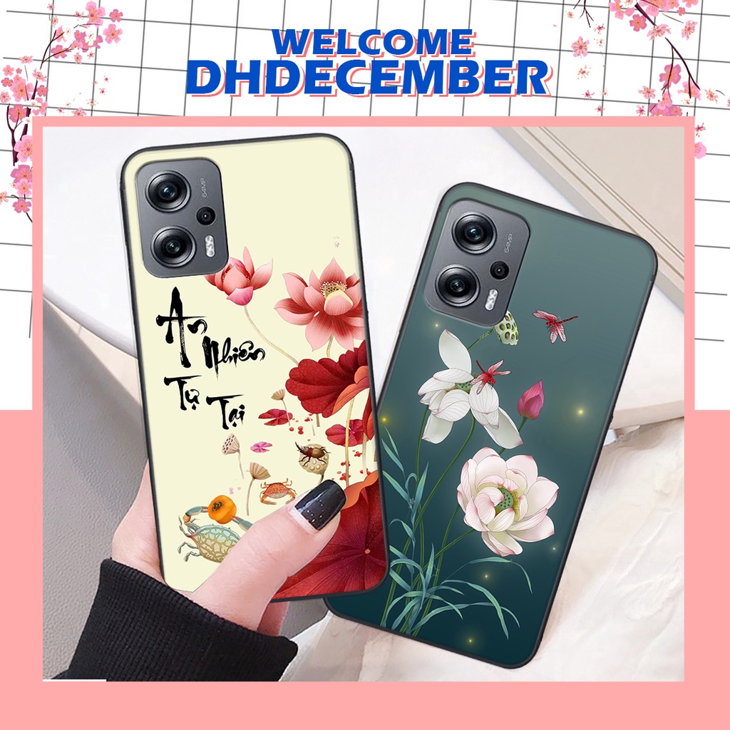 Ốp lưng Xiaomi POCO X4 GT in hình thư pháp tâm an vạn sự an ,mã đáo thành công SIÊU CHẤT