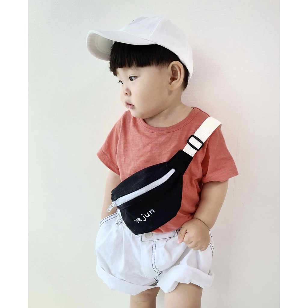 [ HOT TREND ] Túi đeo chéo thêu tên cho bé