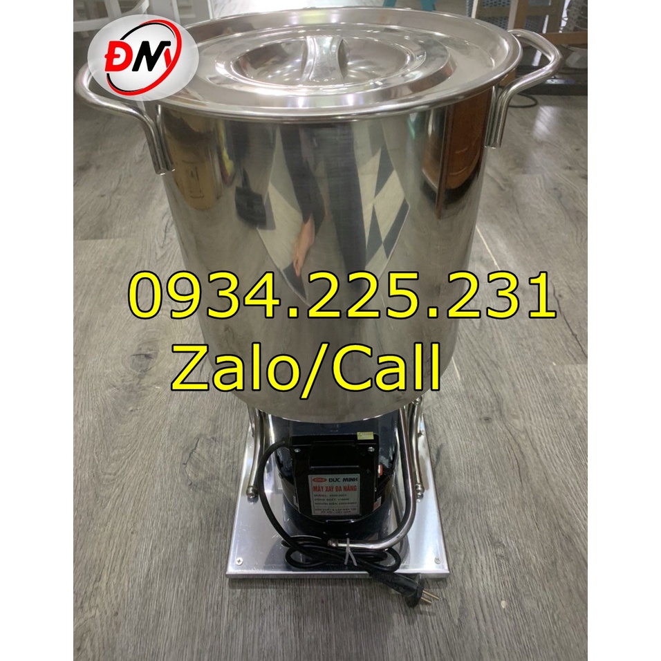Máy xay rau má, xay lá dứa, xay lá thơm loại khung chữ A inox, đường kính nồi 25cm - công suất 1100W