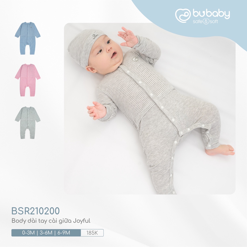 Body dài tay cài giữa Joyful BU SIRO