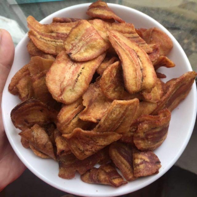 500Gr chuối sấy không đường gia lai loại ngon| TuanvietFood - Đồ Ăn Vặt Hà Nội
