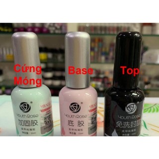 MÃ SƠN base top cứng móng,top lì hoa hồng