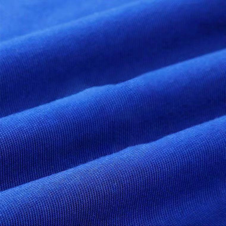 Áo phông áo thun unisex nam nữ màu xanh nước biển 100% cotton mềm mịn mùa hè siêu mát đủ size đủ màu đến 3XL