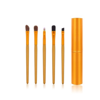Set 5 cọ trang điểm phấn mắt môi phấn mắt môi kèm hộp đựng giá đỡ
