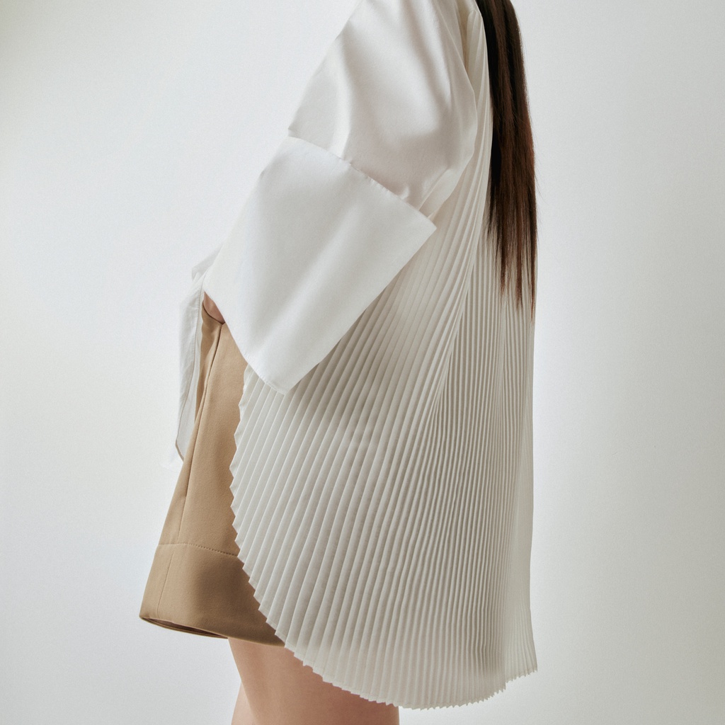 Áo Sơ Mi OVERSIZED SHIRT WITH PLEATS MUSE de MAI
