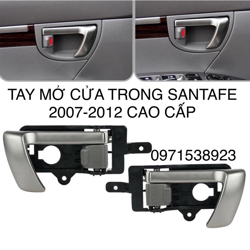 BỘ 4 TAY MỞ CỬA TRONG HYUNDAI SANTAFE 2007-2012 CAO CẤP GIÁ RẺ 826102B010