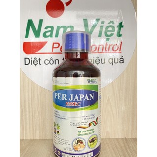 Thuốc diệt côn trùng được bộ y tế cấp phép khuyên dùng - per japan 525ec - chai 1 lít