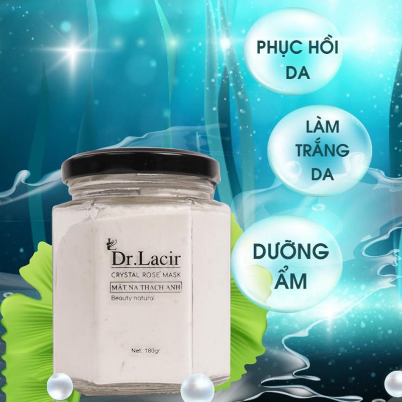 Mặt nạ thạch anh khô thương hiệu Dr.lacir trọng lượng 180gr