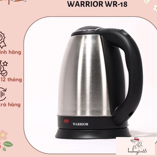 Ấm siêu tốc - bình đun nước inox 1.8l warrior wr-18